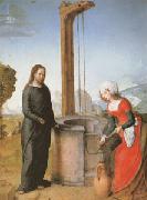 Juan de Flandes Christ and the Woman of Samaria (mk05) oil painting picture wholesale